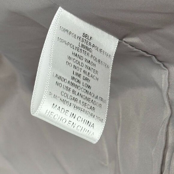 Listicle Women's Faux Fur Coat size Medium Light gray open - Picture 3 of 7